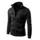 mens jacket, 2017 men fashion slim designed lapel cardigan coat jacket outwear (m, black)