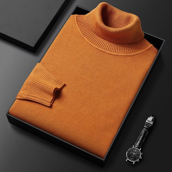 Solid color pullover sweater