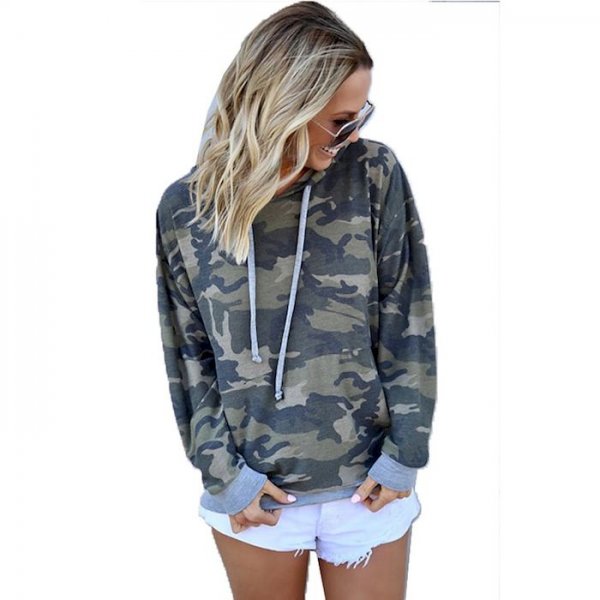 Women's Hoodie Sweatshirt Camo / Camouflage Print Daily Sports 3D Print Streetwear Oversized Hoodies Sweatshirts  Purple Gray Gr